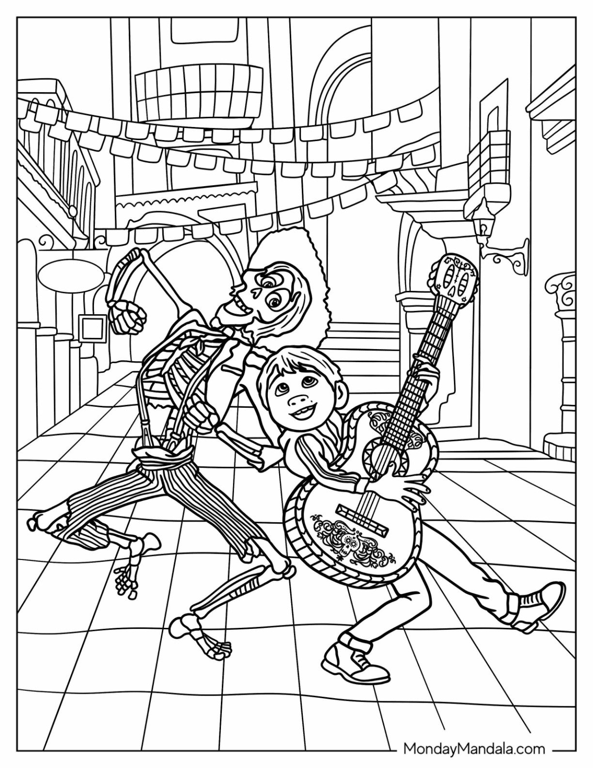 24 Coco Coloring Pages Free PDF Printables