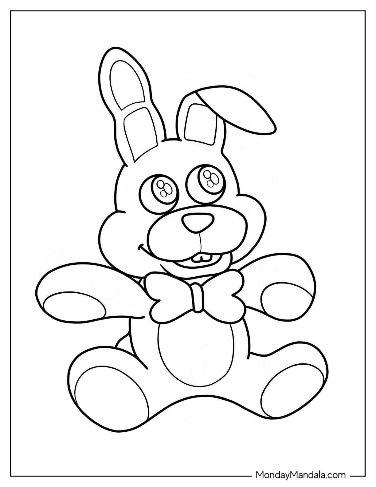 24 Five Nights At Freddie S Coloring Pages Free PDF Printables Fnaf Coloring Pages Coloring