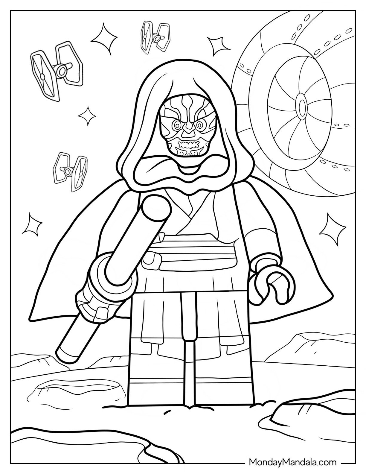 24 Lego Star Wars Coloring Pages Free PDF Printables