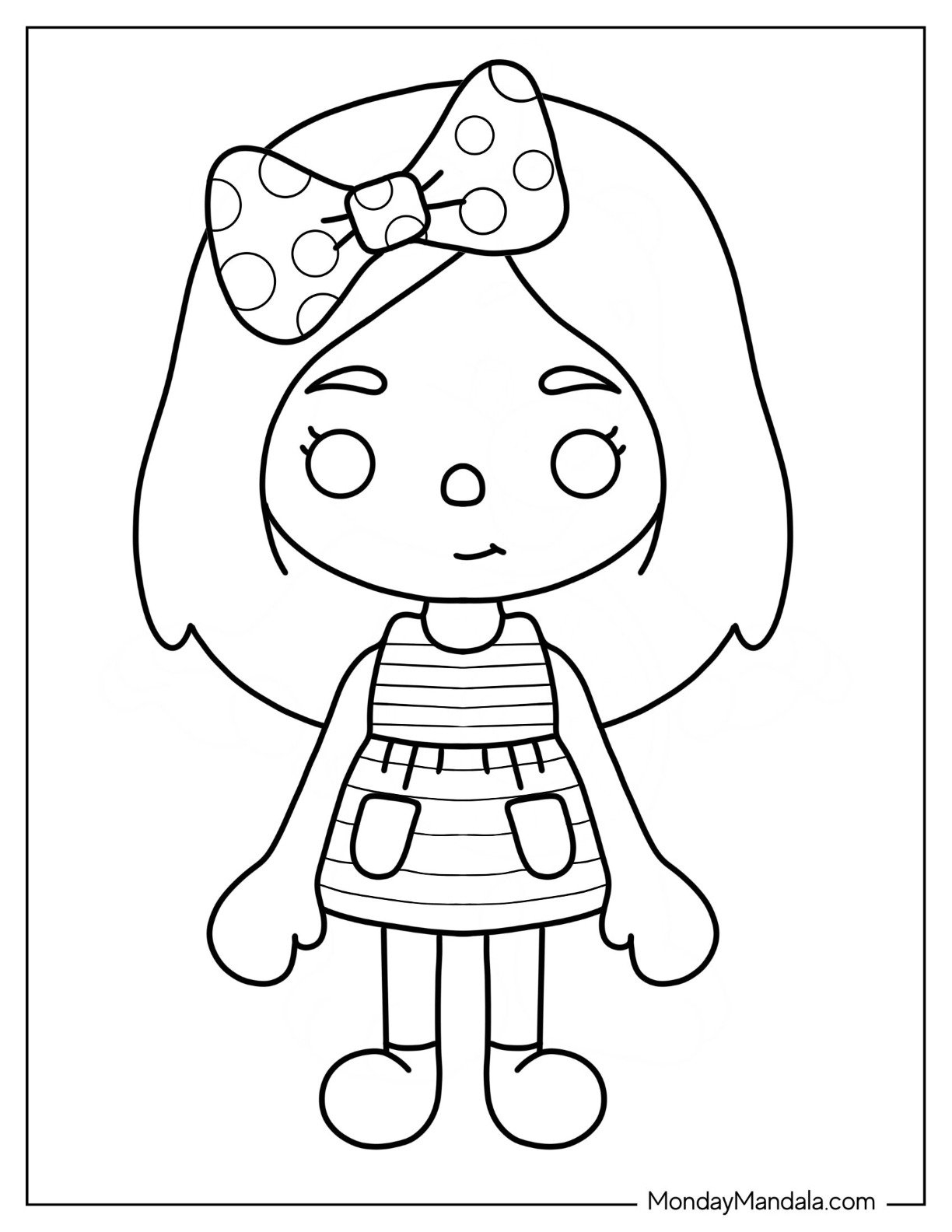 Toca Boca Coloring Pages