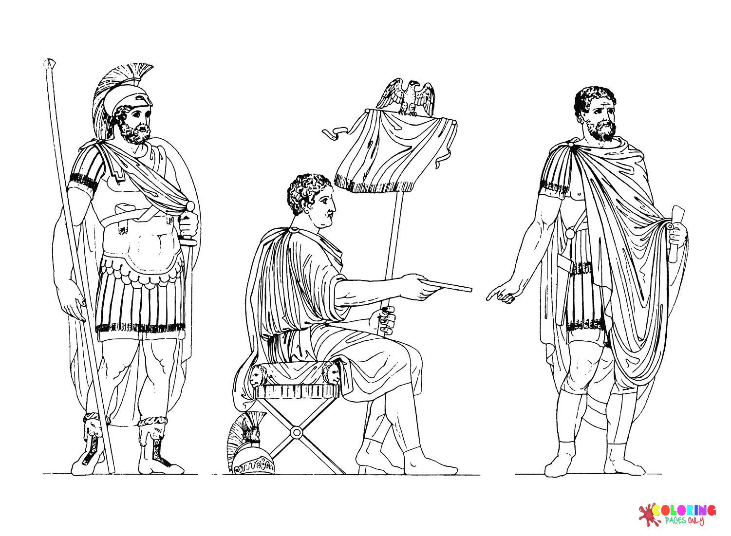 Ancient Rome Coloring Pages