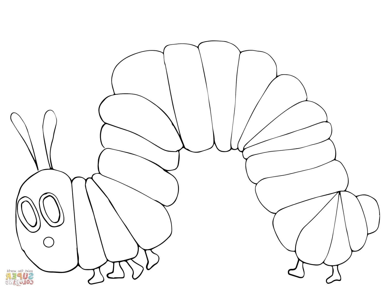 Very Hungry Caterpillar Color Pages