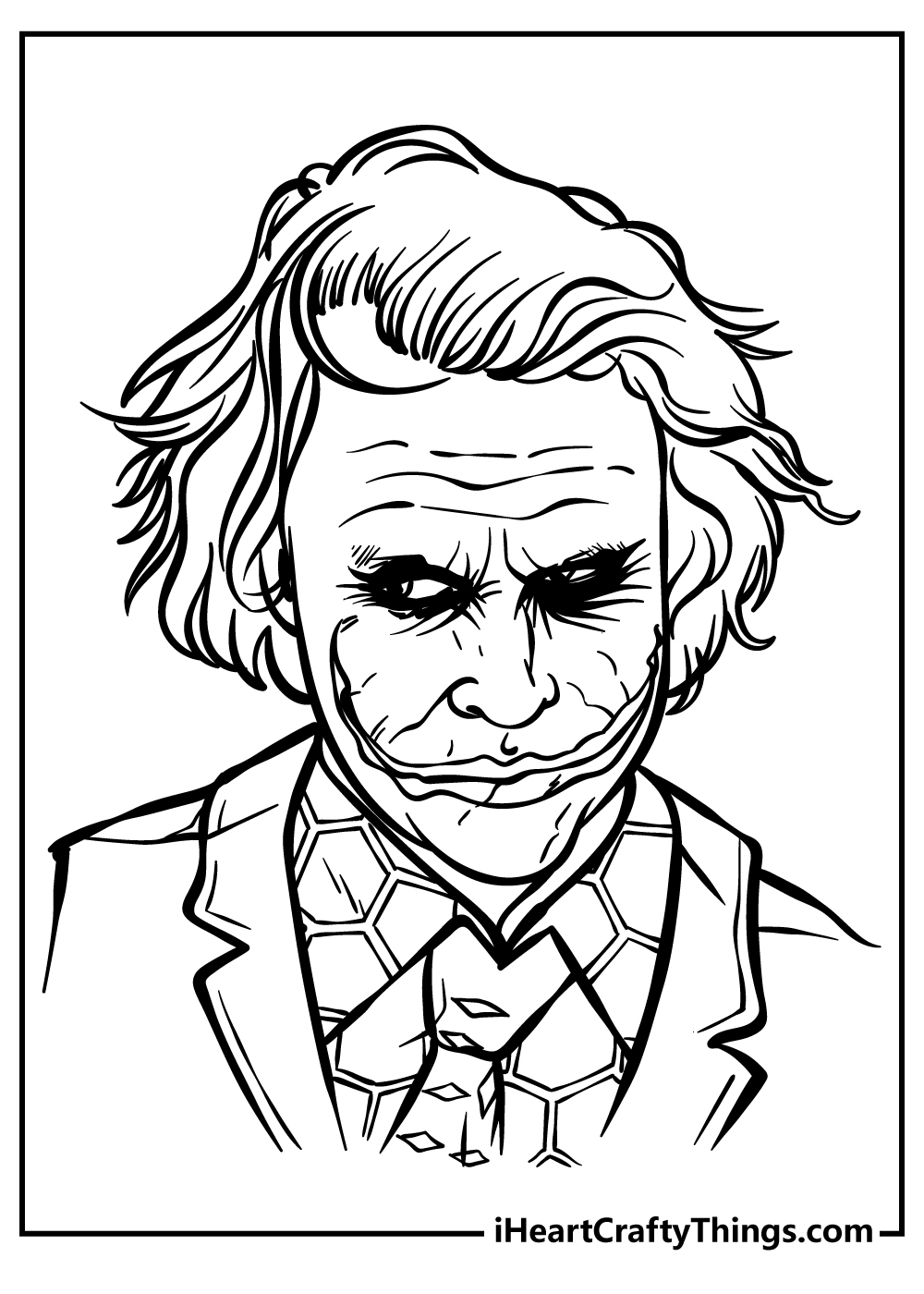 25 Coloring Pages Of The Joker OmairAmelliah