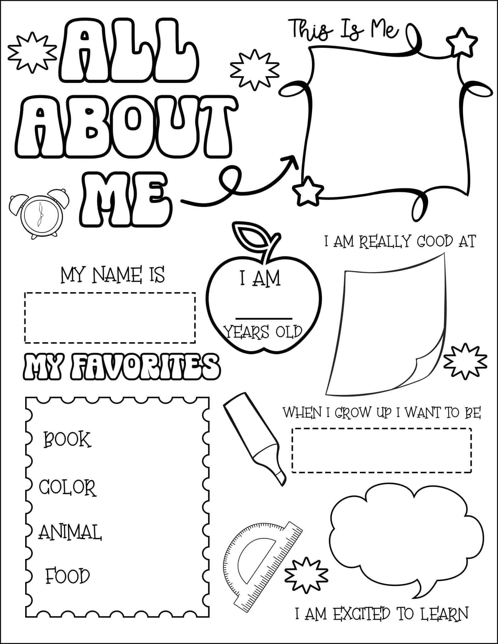 25 Free Back To School Coloring Pages For 2024 2024 So Festive