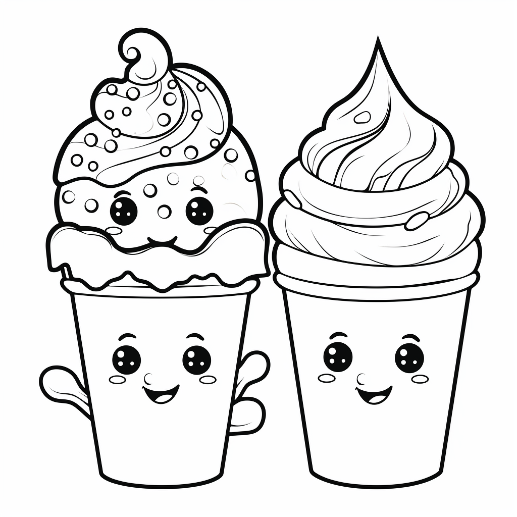 25 Ice Cream Coloring Pages For Free