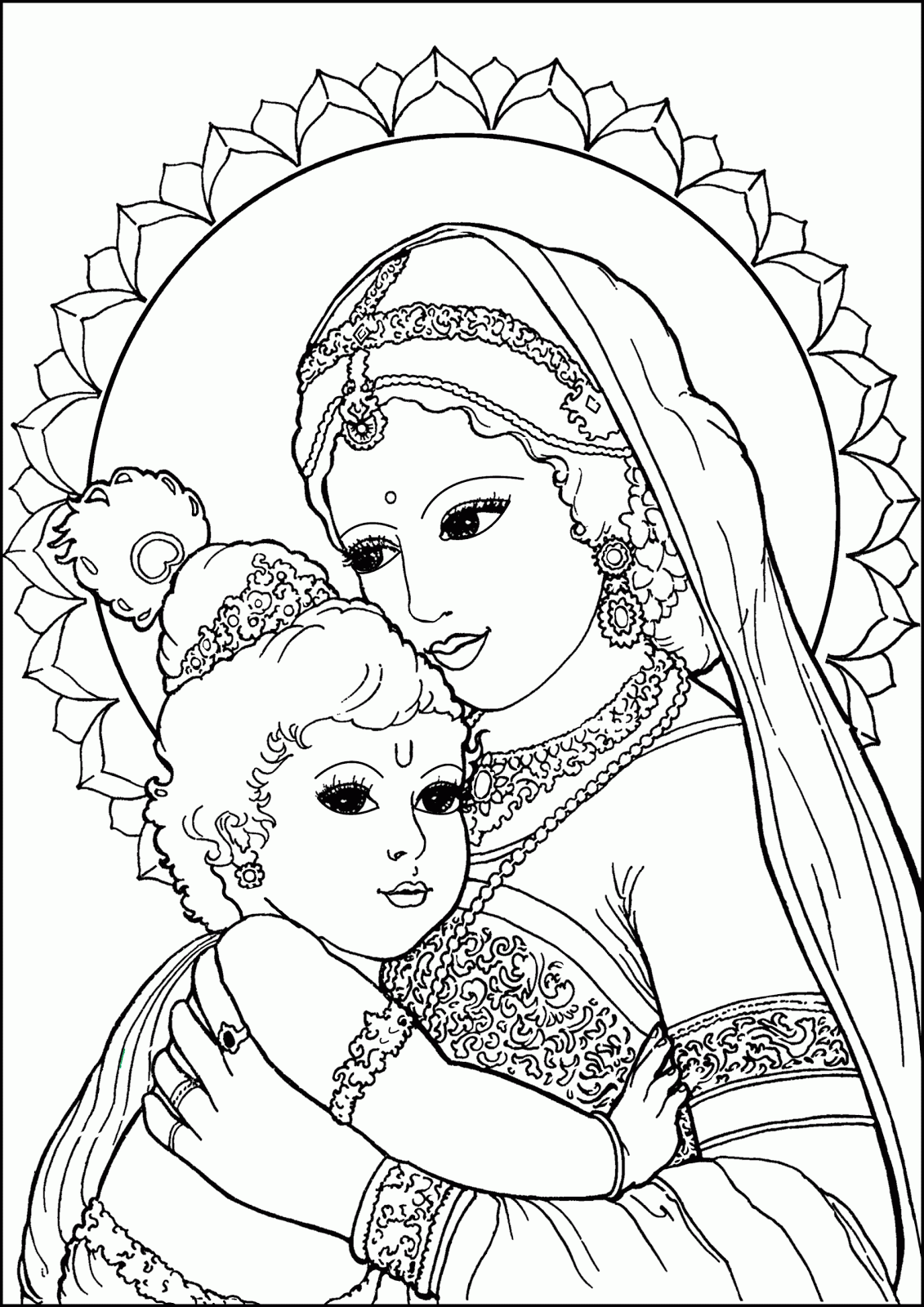 26 Best Ideas For Coloring Krishna Coloring Images
