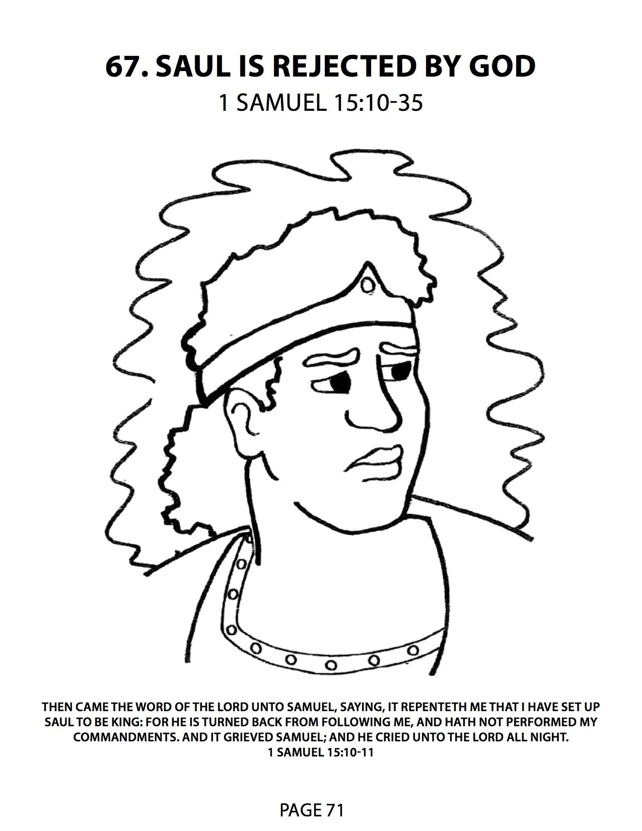 26 Best Ideas For Coloring Samuel And Saul Coloring Page