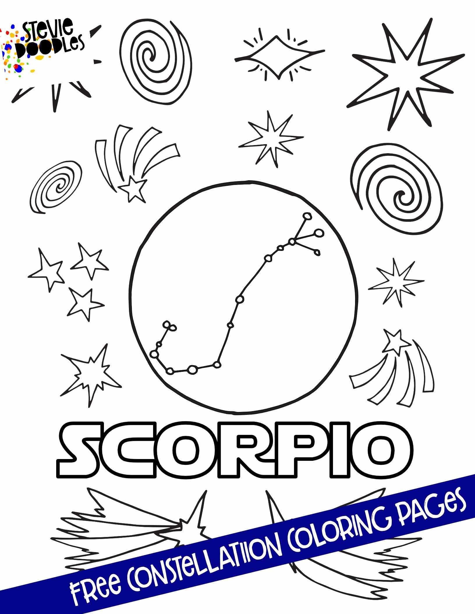 Constellations Coloring Pages