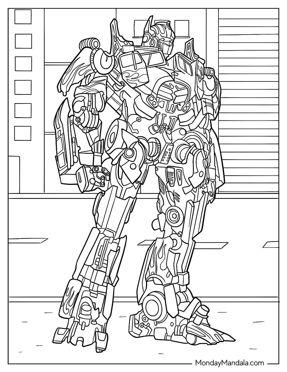26 Optimus Prime Coloring Pages Free PDF Printables