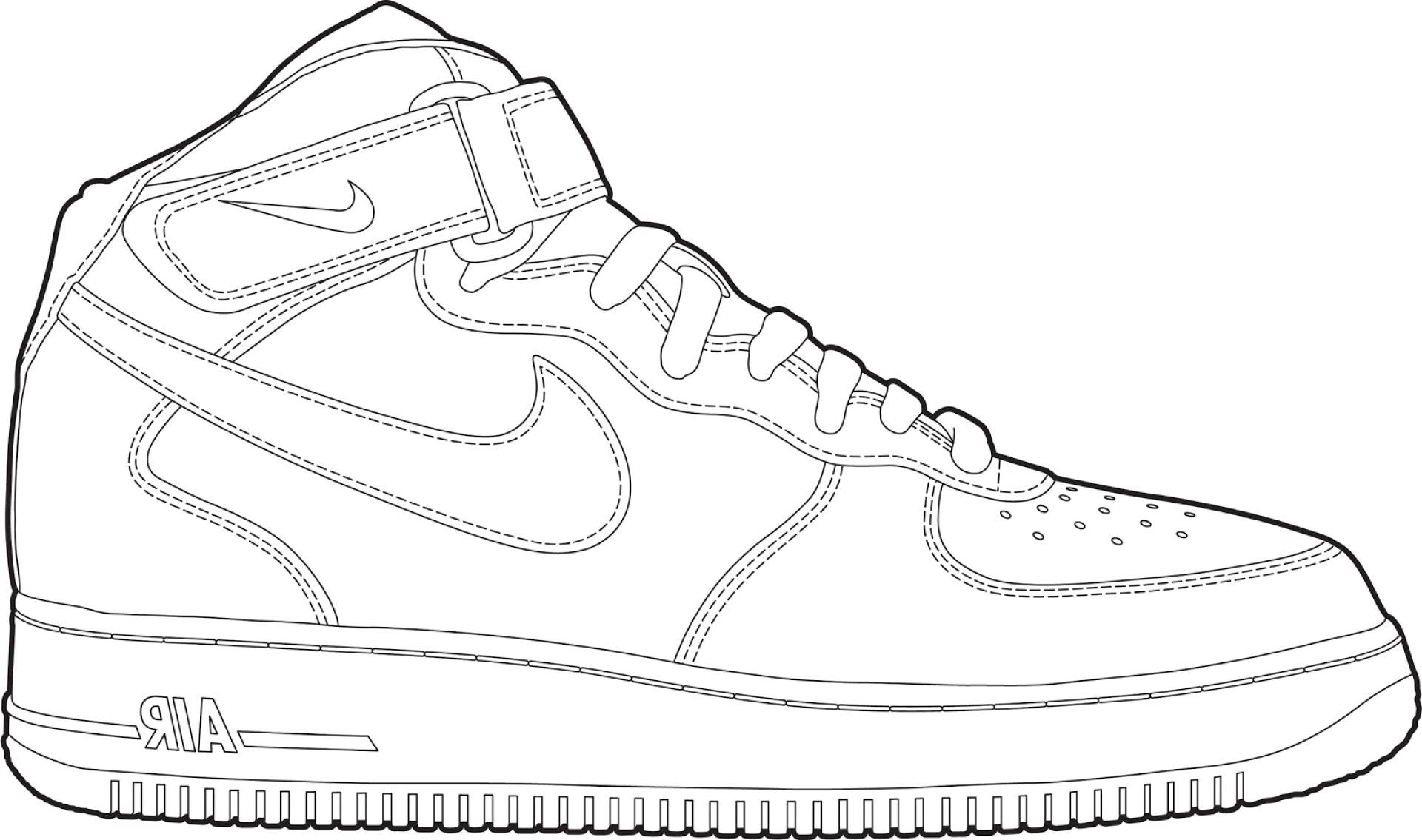Jordan 12 Coloring Pages