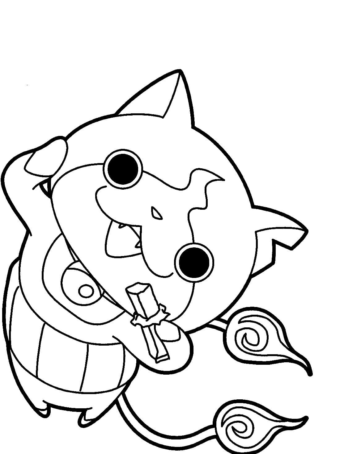 28 Yo Kai Watch Coloring Pages TheresaLeeann