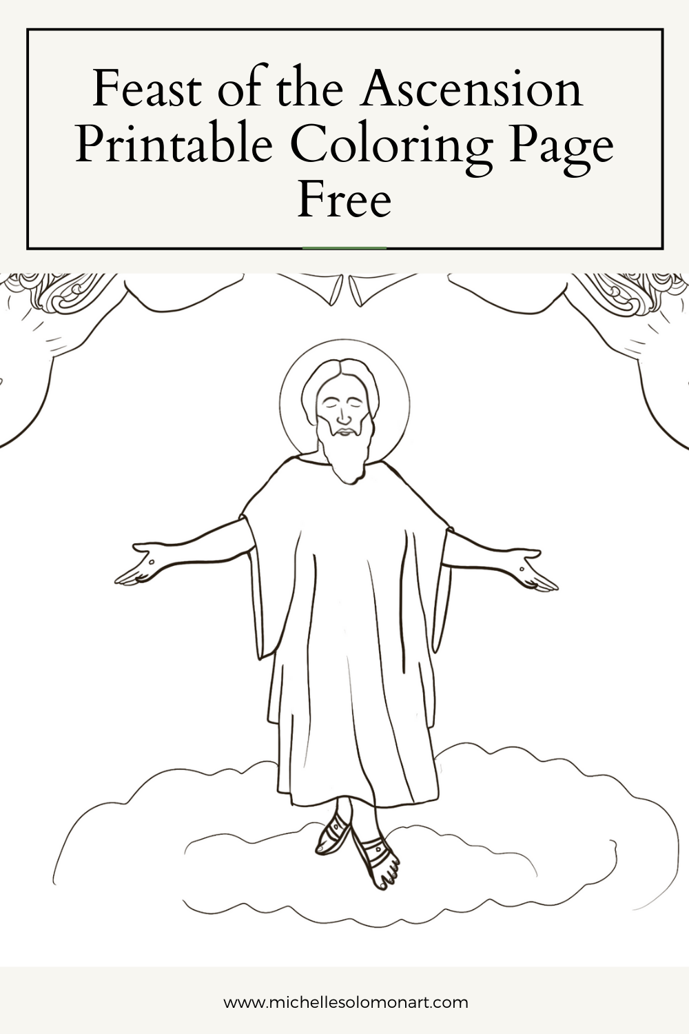 30 Lovely Photos Jesus In Heaven Coloring Page Sunday School Crafts Jesus Ascension Blessings