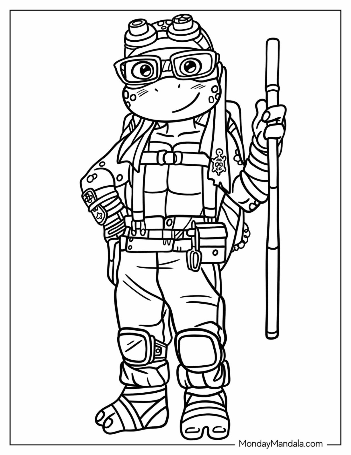 30 Ninja Turtles Coloring Pages Free PDF Printables