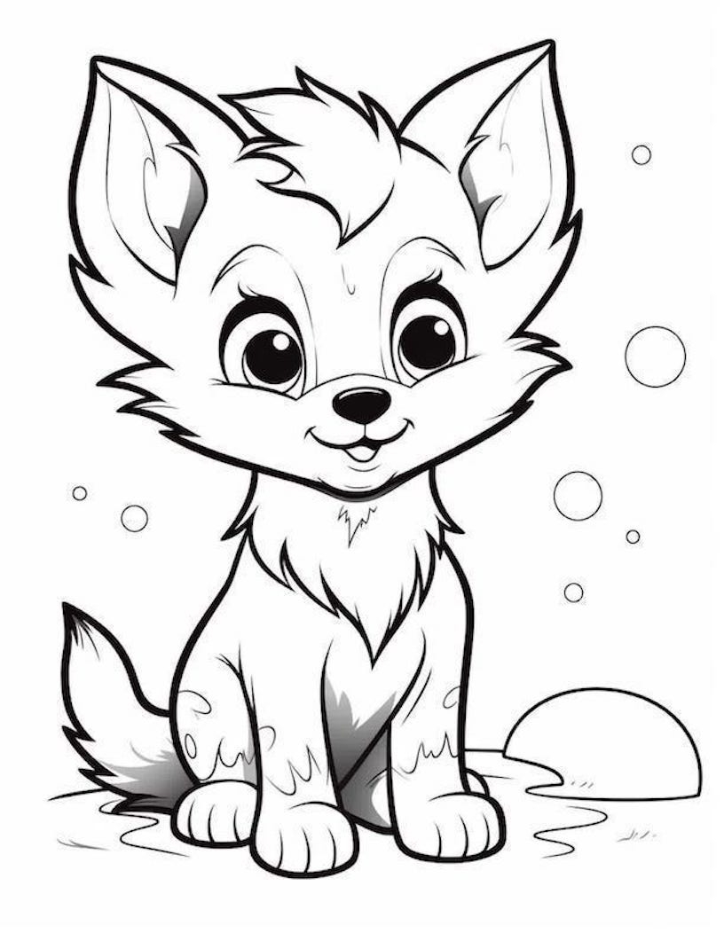 32 Majestic Wolf Coloring Pages For Kids And Adults