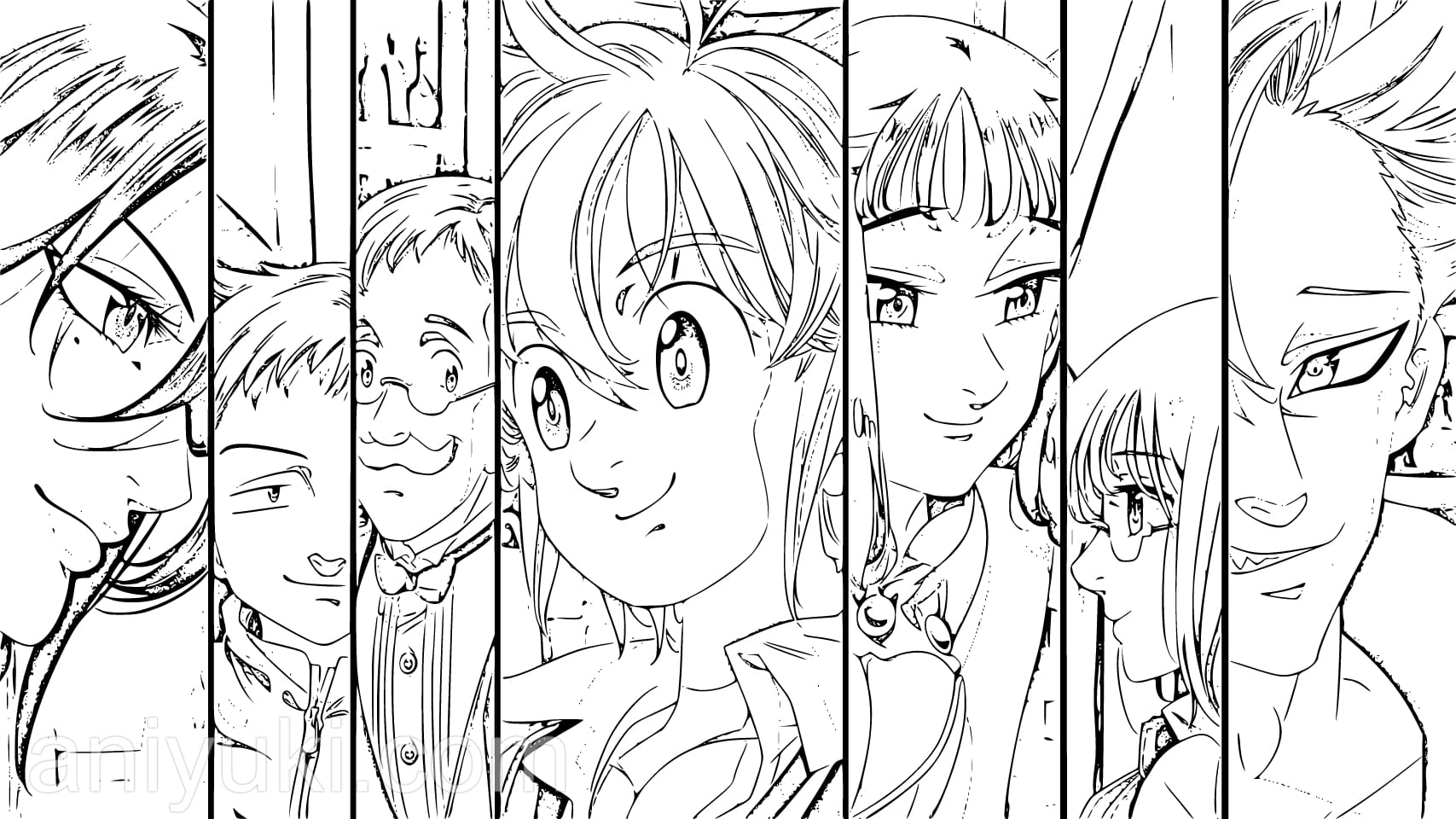 32 Seven Deadly Sins Coloring Page ShonaigMamoon