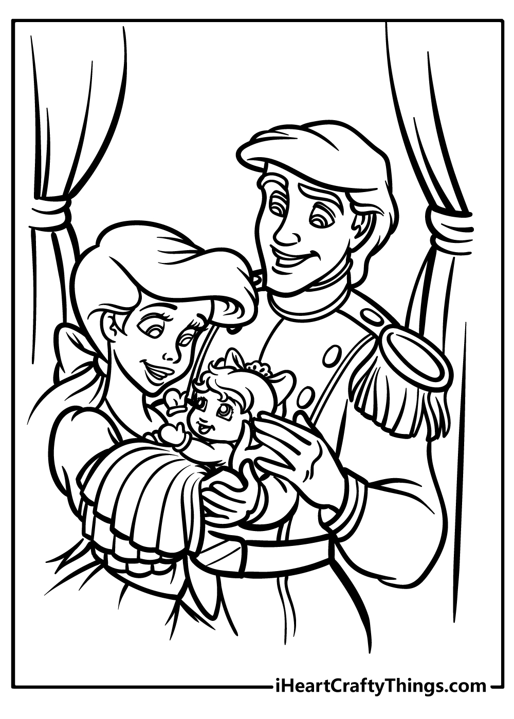 33 Ariel And Sisters Coloring Pages JeffreyKeison