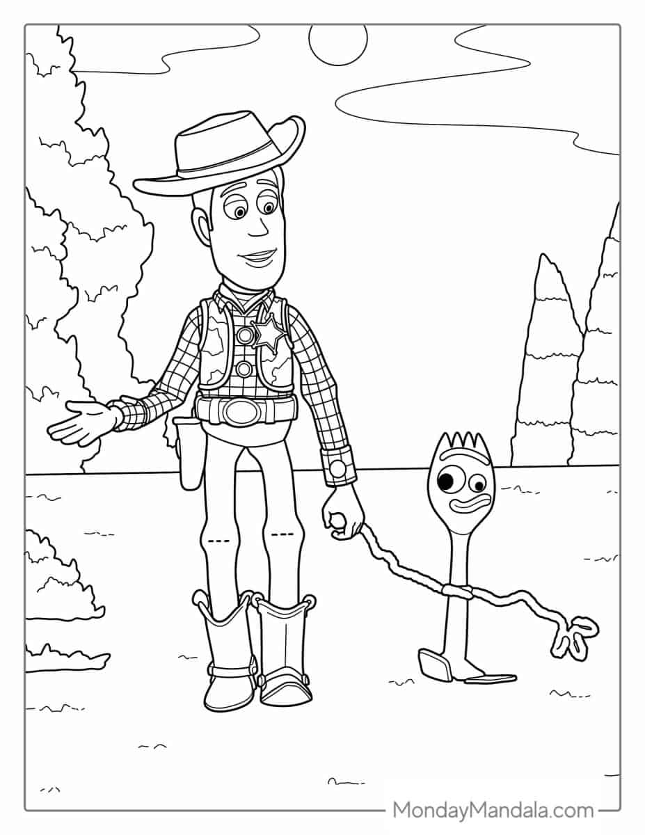 34 Toy Story Coloring Pages Free PDF Printables