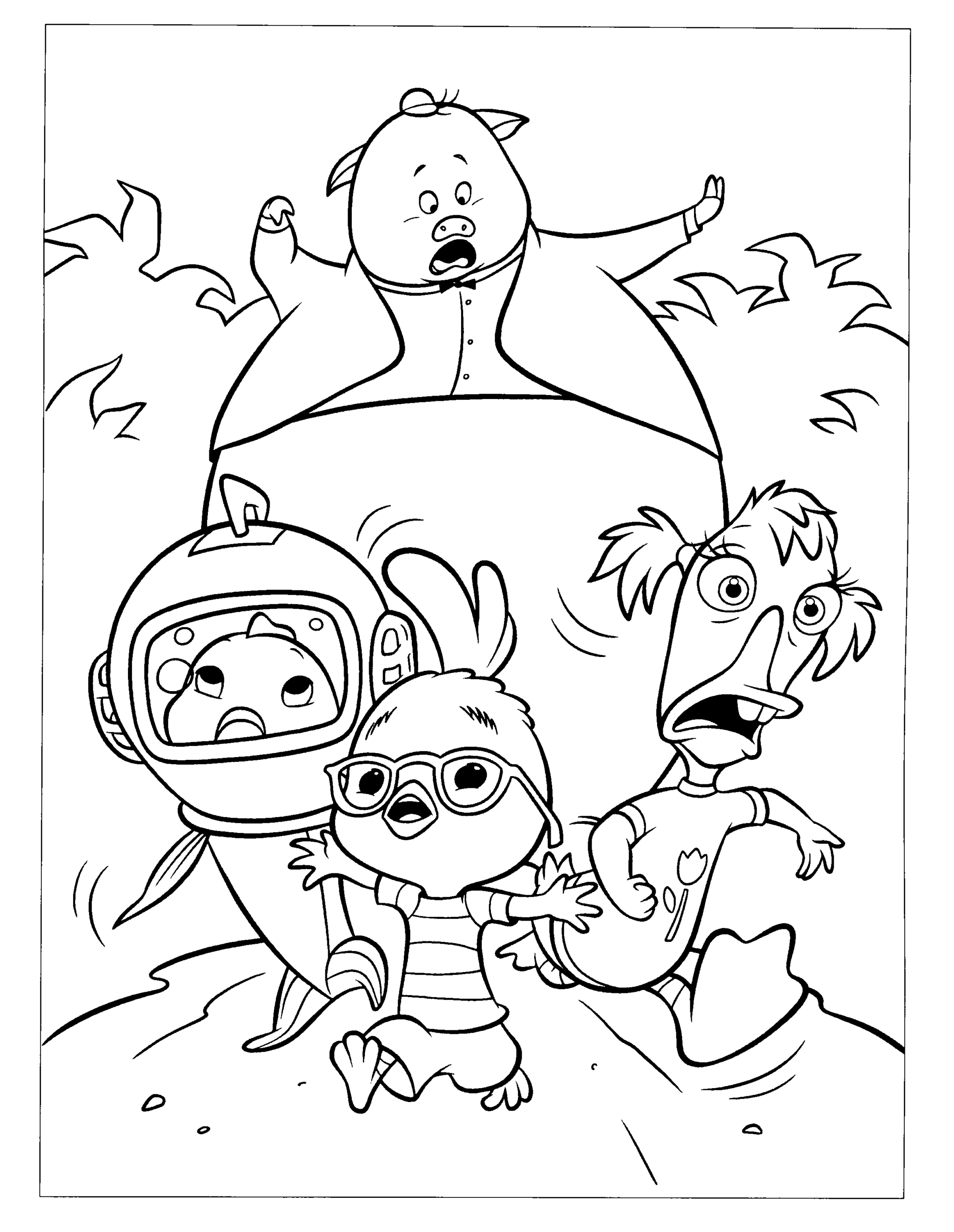 35 Chicken Little Coloring Pages Ideas