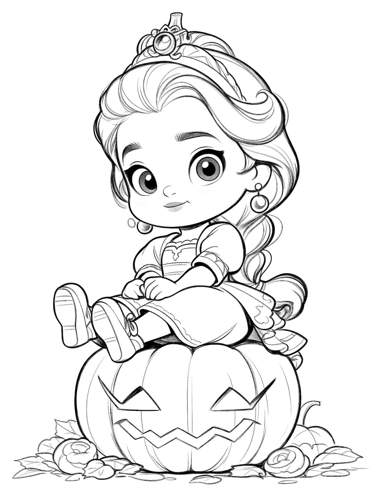 36 Adorable Baby Princess Coloring Pages Free Printable Our Mindful Life