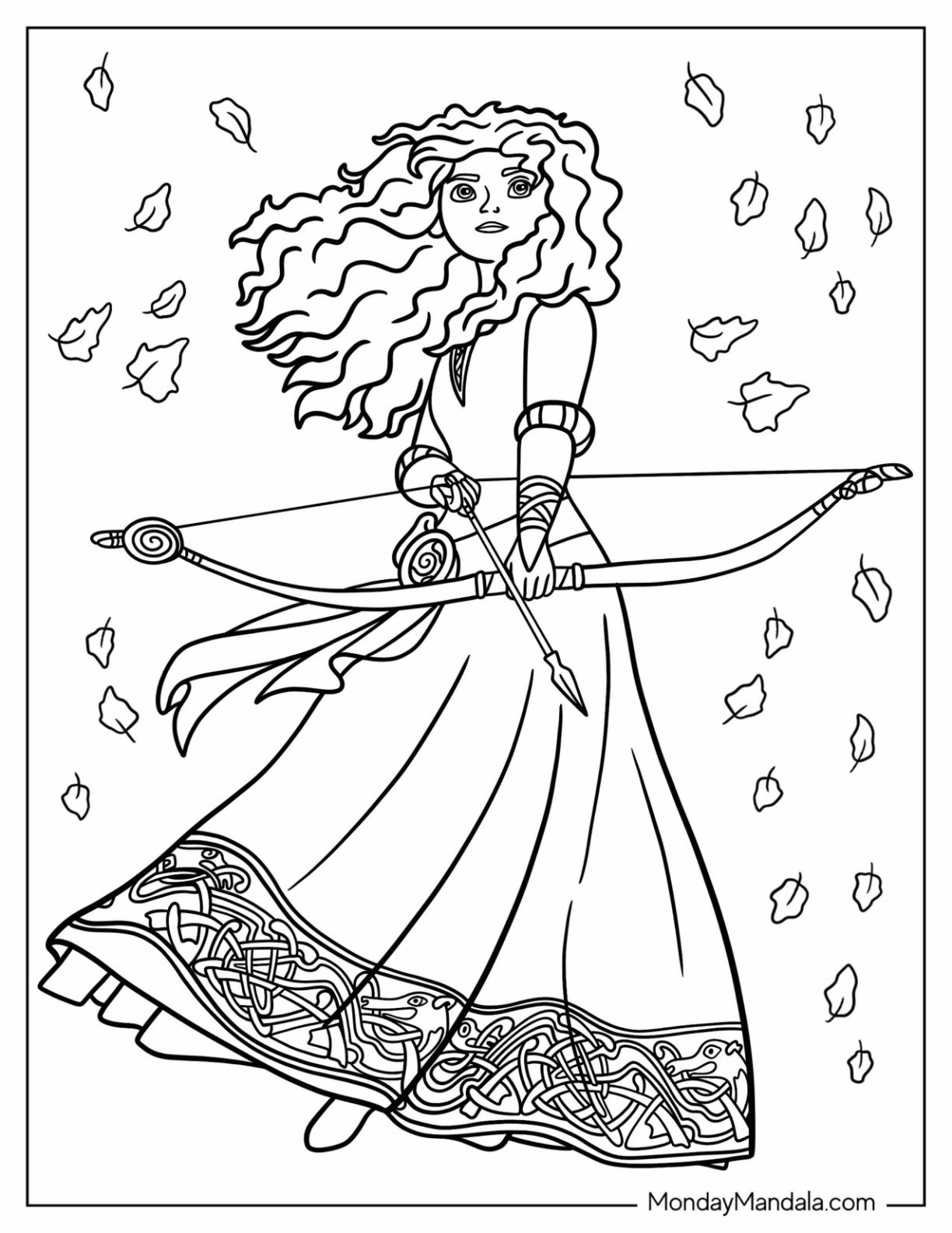 Merida Coloring Pages