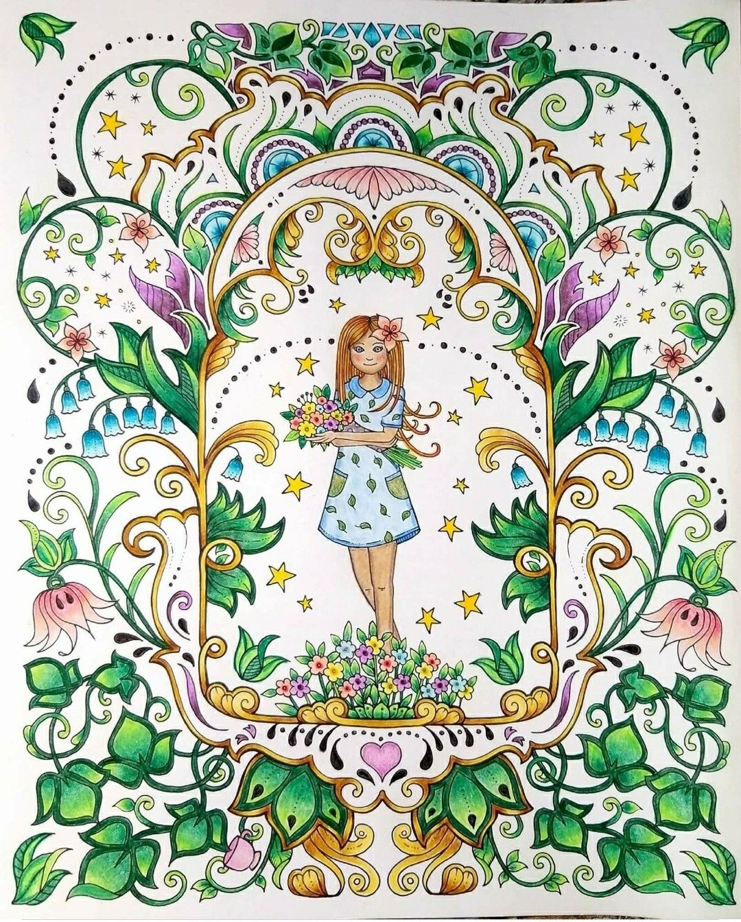 39 Finished Secret Garden Coloring Book Completed Pages Completed Johanna Basford Lost Ocean