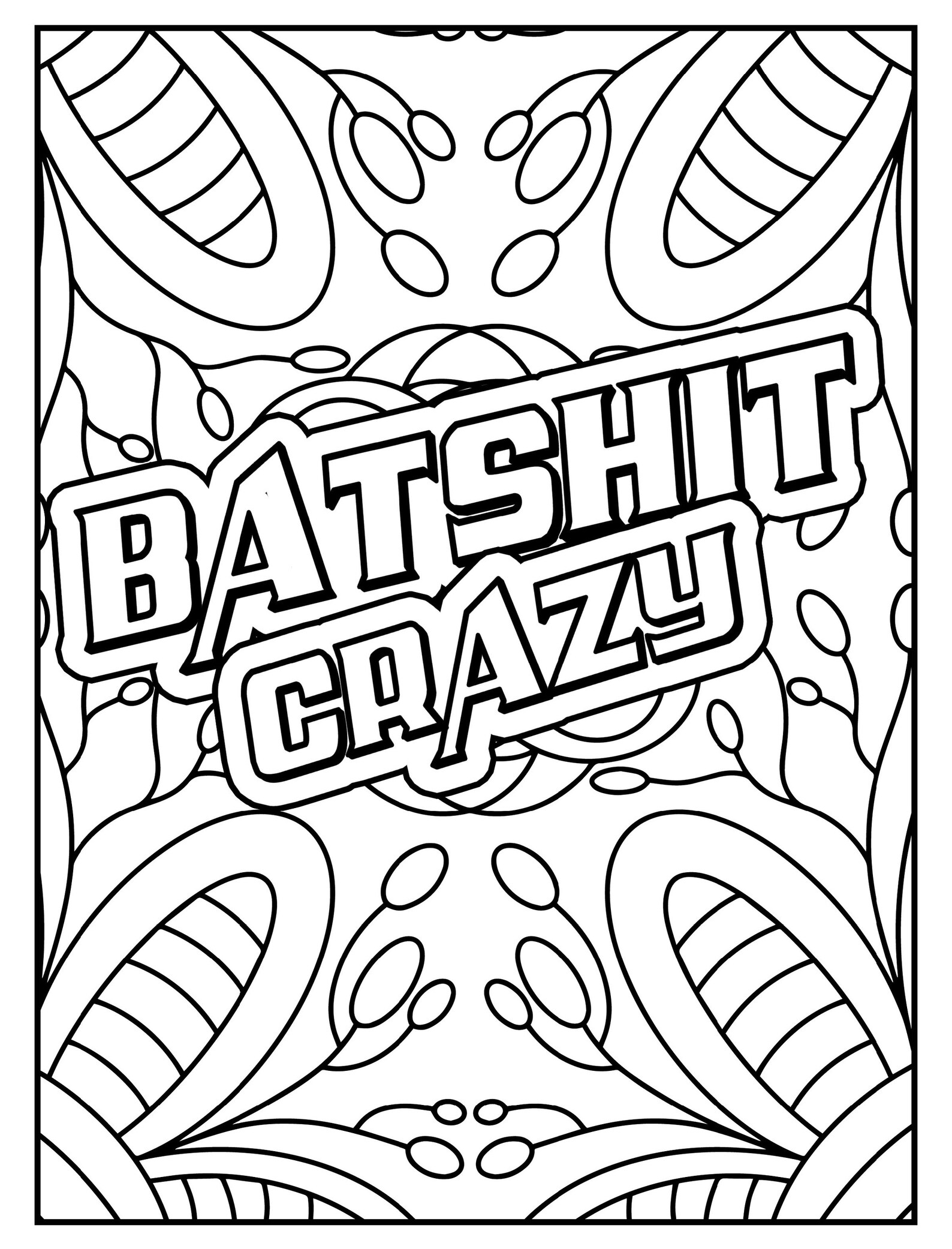40 Adult Curse Word Printable Coloring Pages Digital Download Etsy