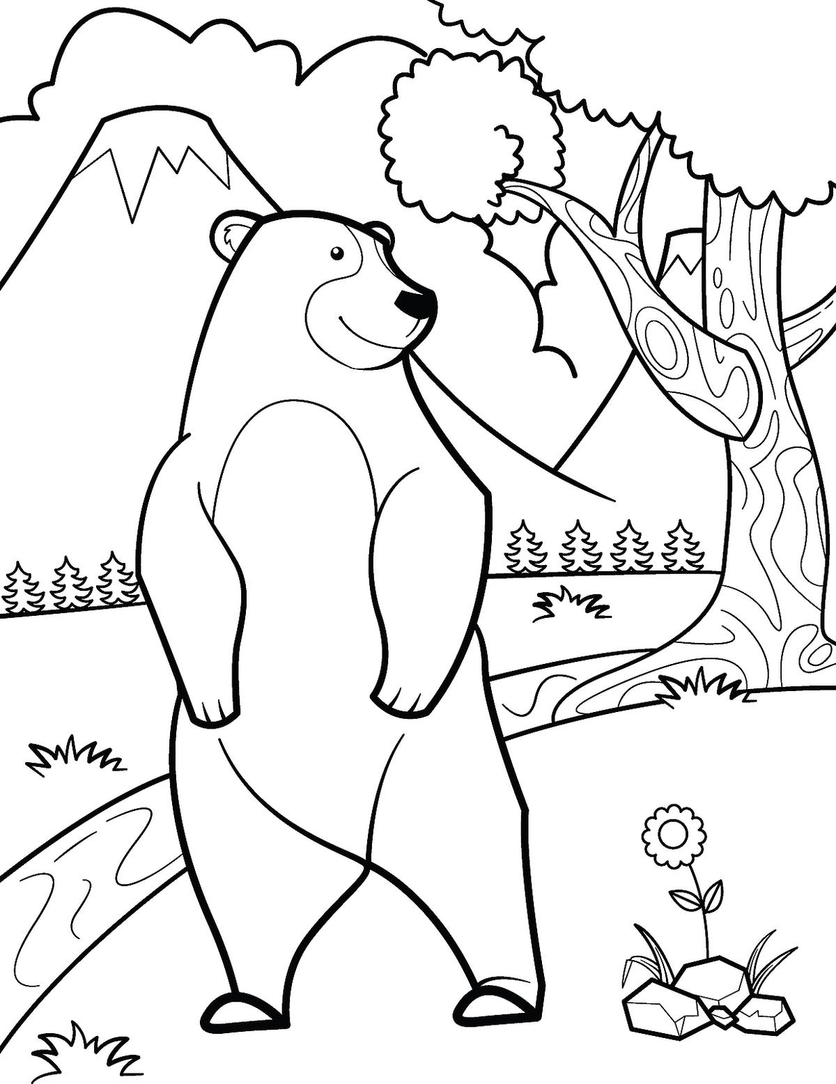 Free Habitat Coloring Pages