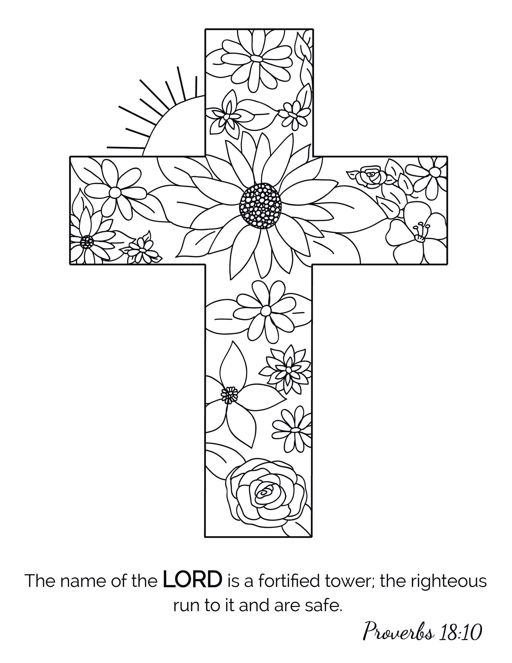 Easter Bible Coloring Pages