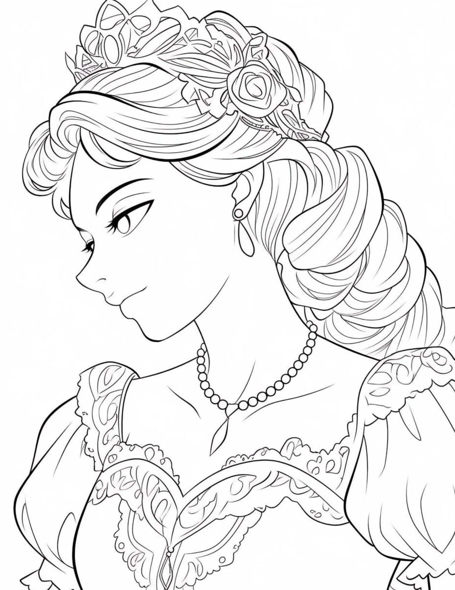 Princess Coloring Pages To Print