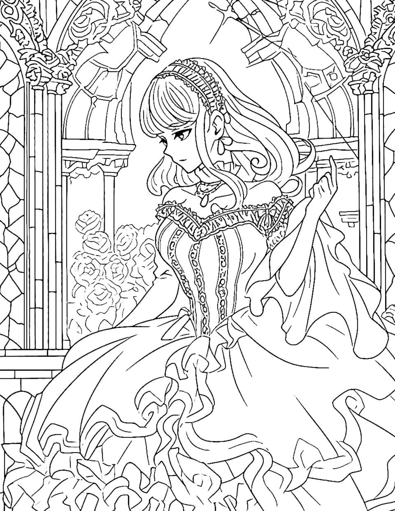 40 Gorgeous Princess Coloring Pages For Kids And Adults