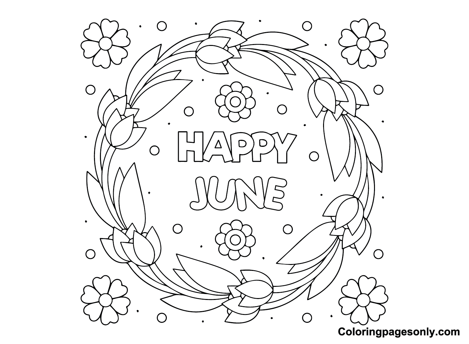 41 June Coloring Pages ColoringPagesOnly
