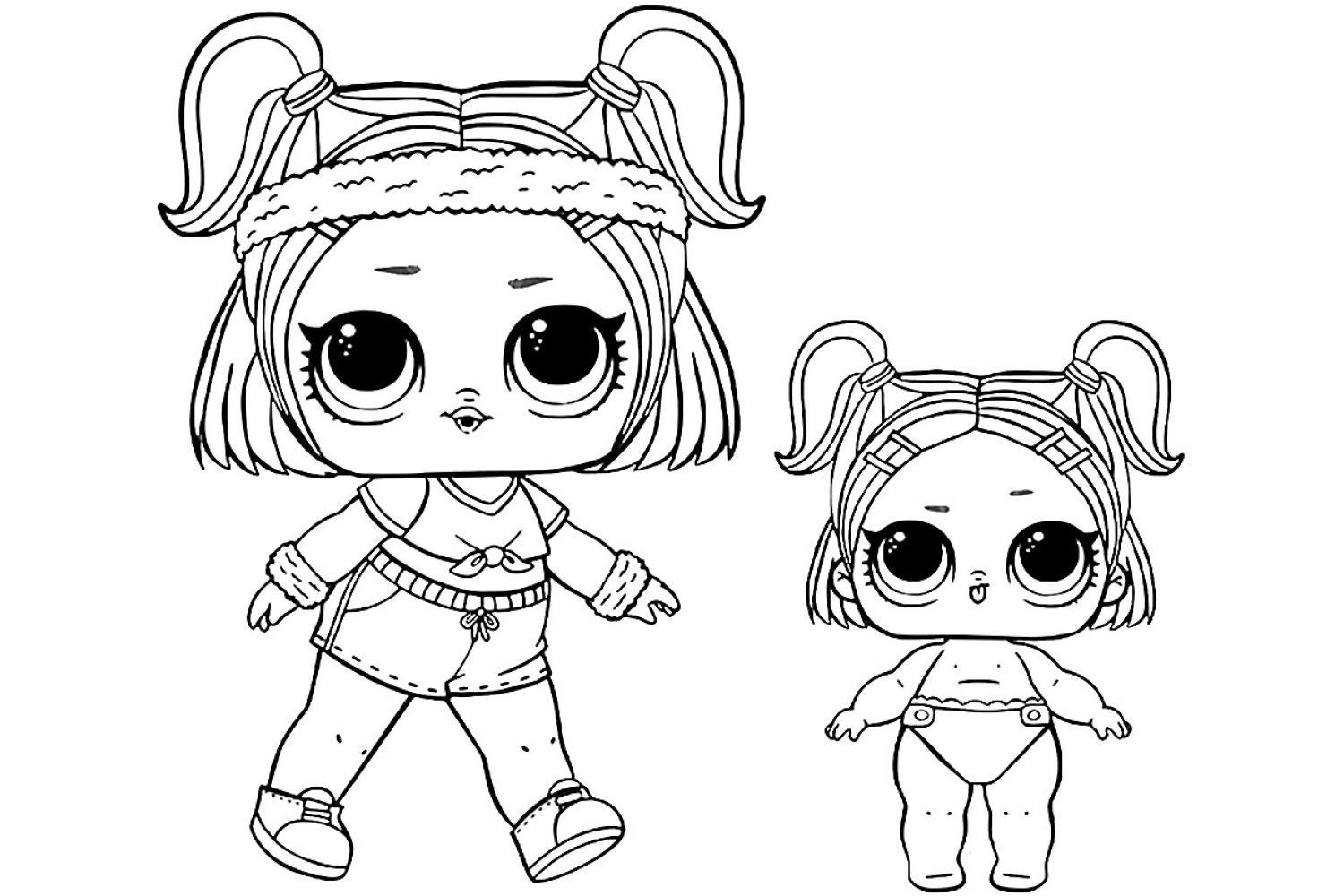 42 Best Ideas For Coloring Lol Dolls Little Sisters Coloring Pages