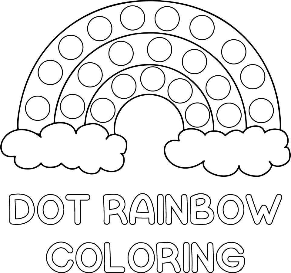Dot Coloring Pages