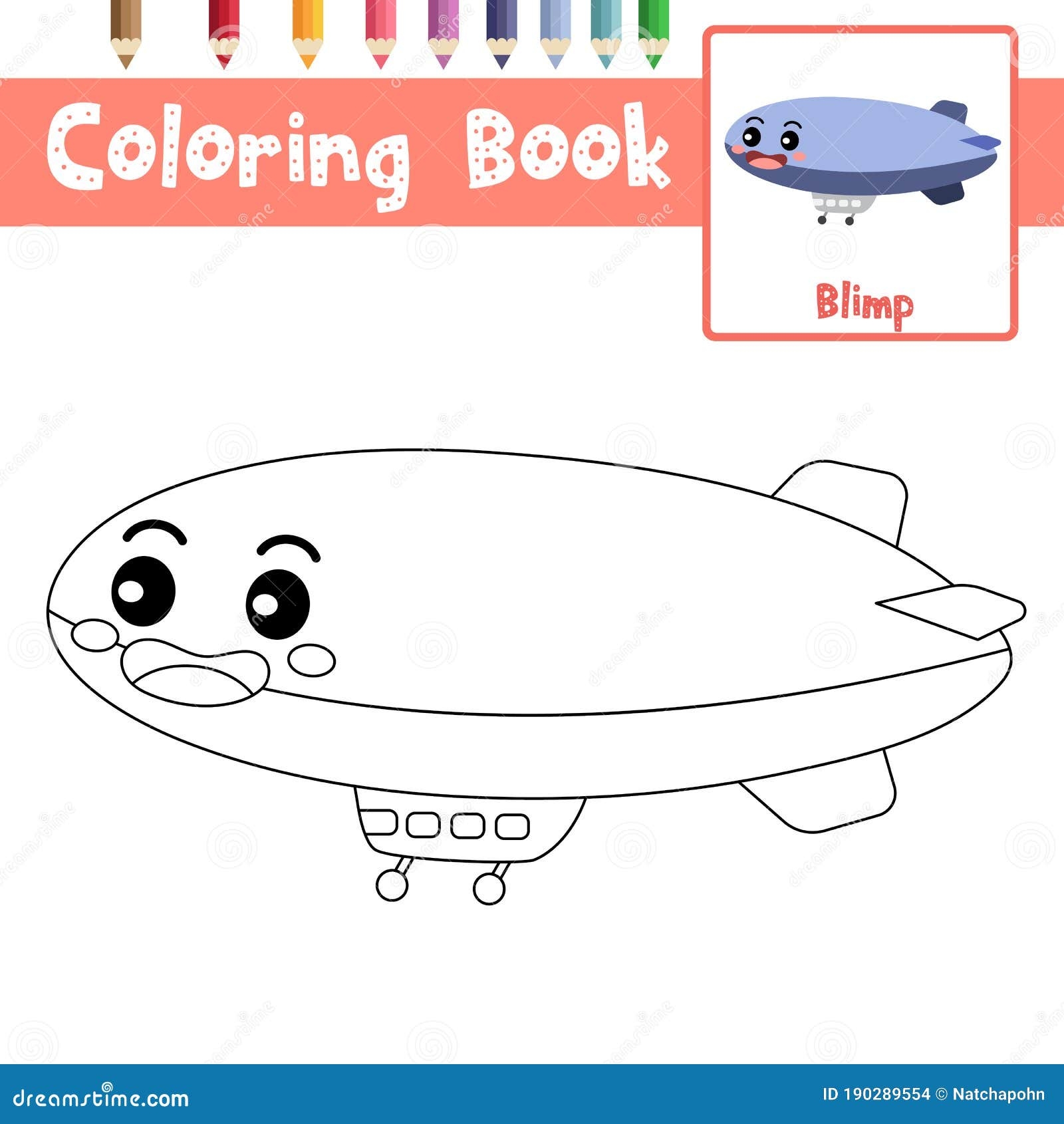 45 Best Ideas For Coloring Blimp Coloring Page