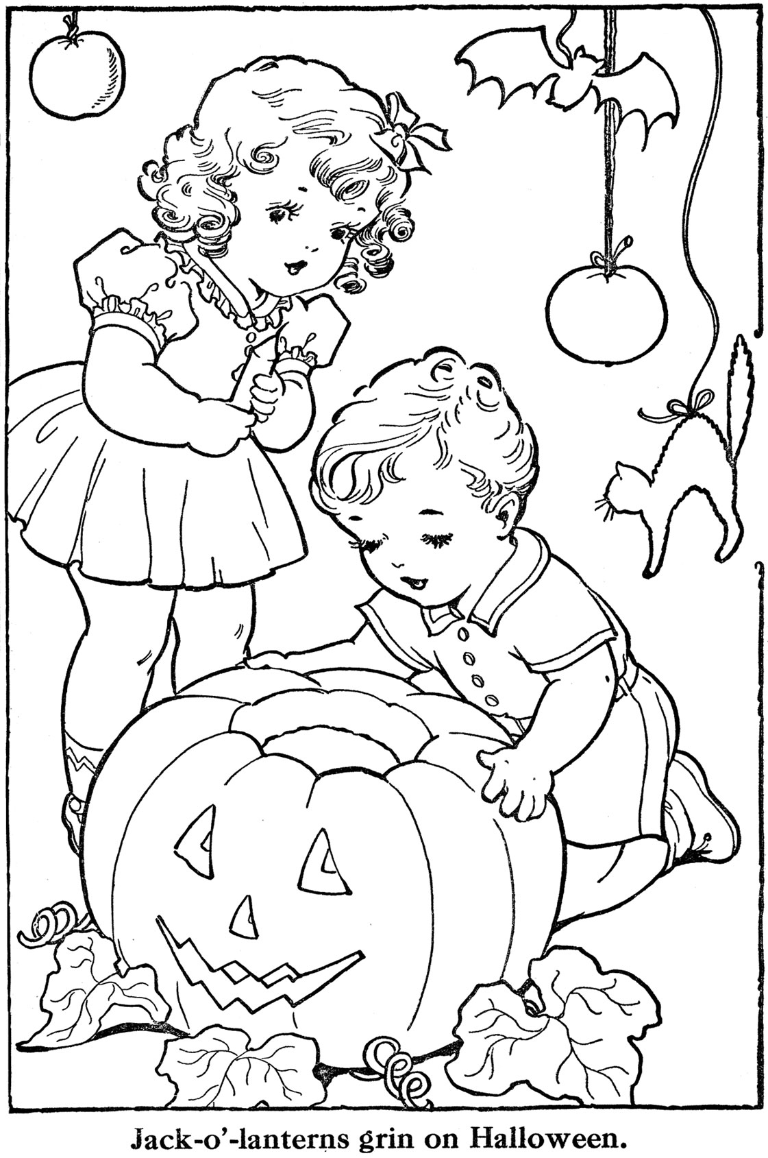 Free Vintage Coloring Pages