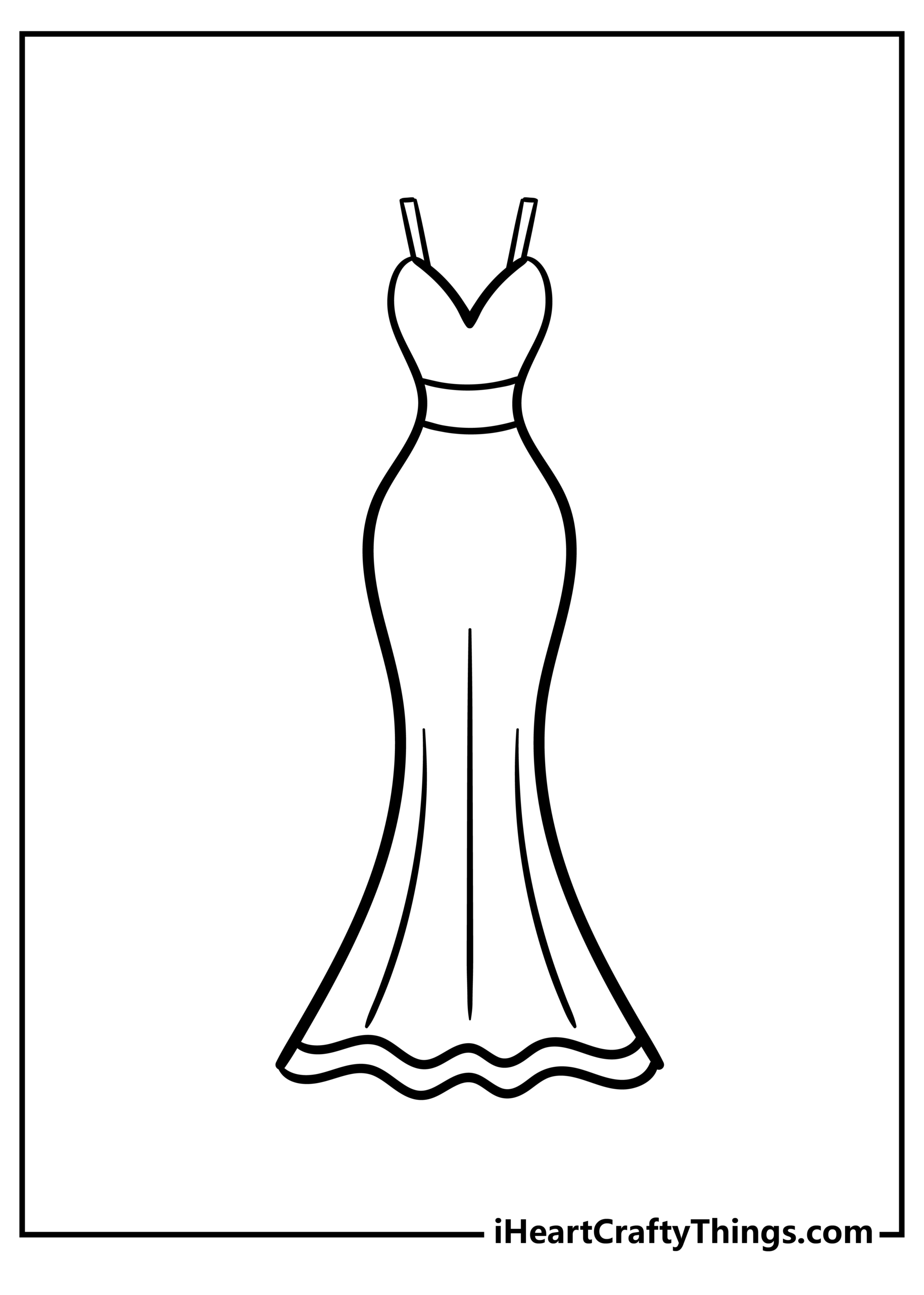 48 Dress Coloring Pages To Print Free Coloring Pages Printable