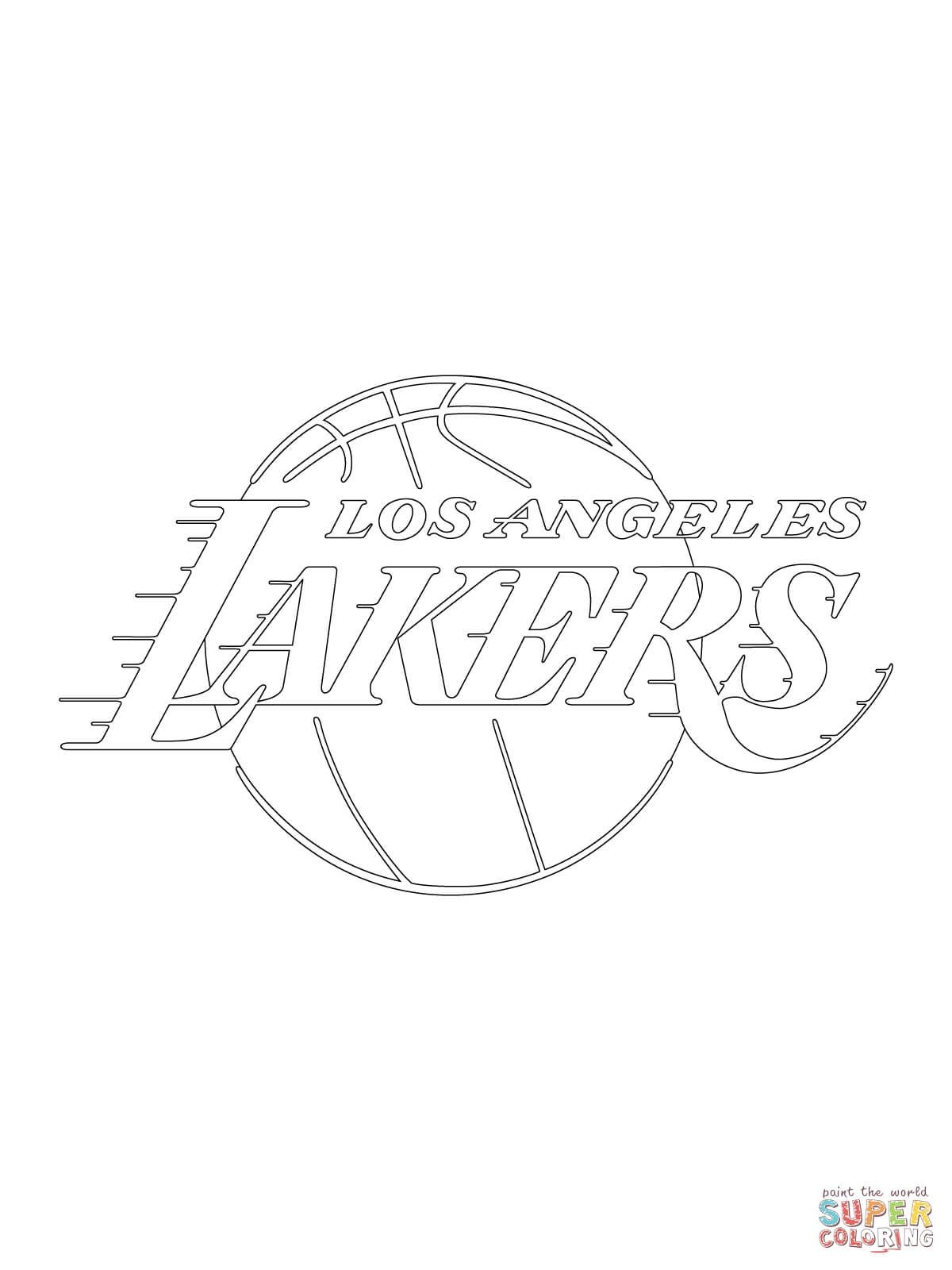 49 Lakers Logo Coloring Pages Hestiis Myname