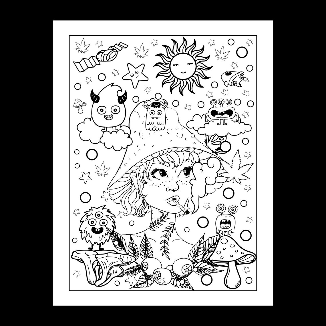 Rad Coloring Page