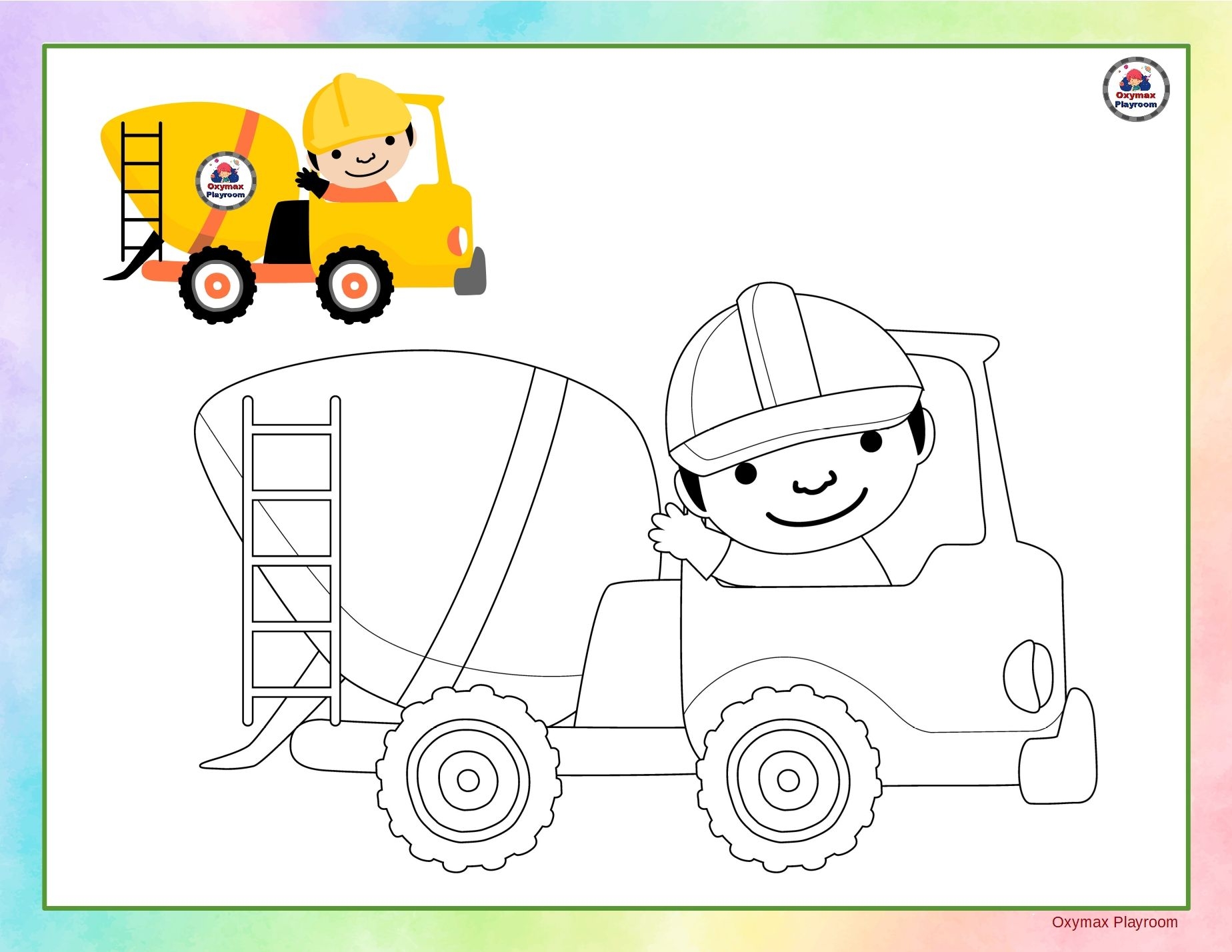 50 Free Coloring Pages For Kids Transportation