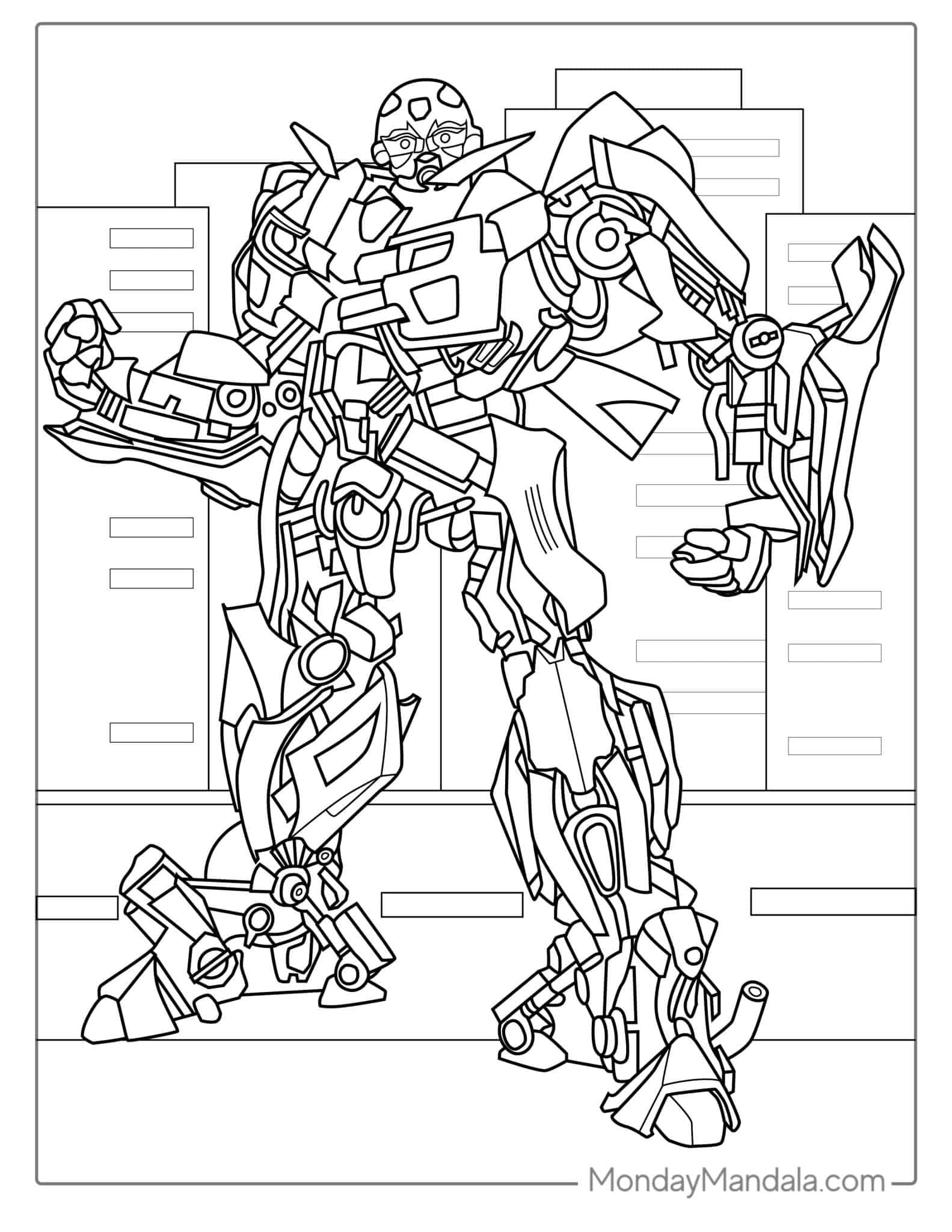 50 Transformers Coloring Pages Free PDF Printables