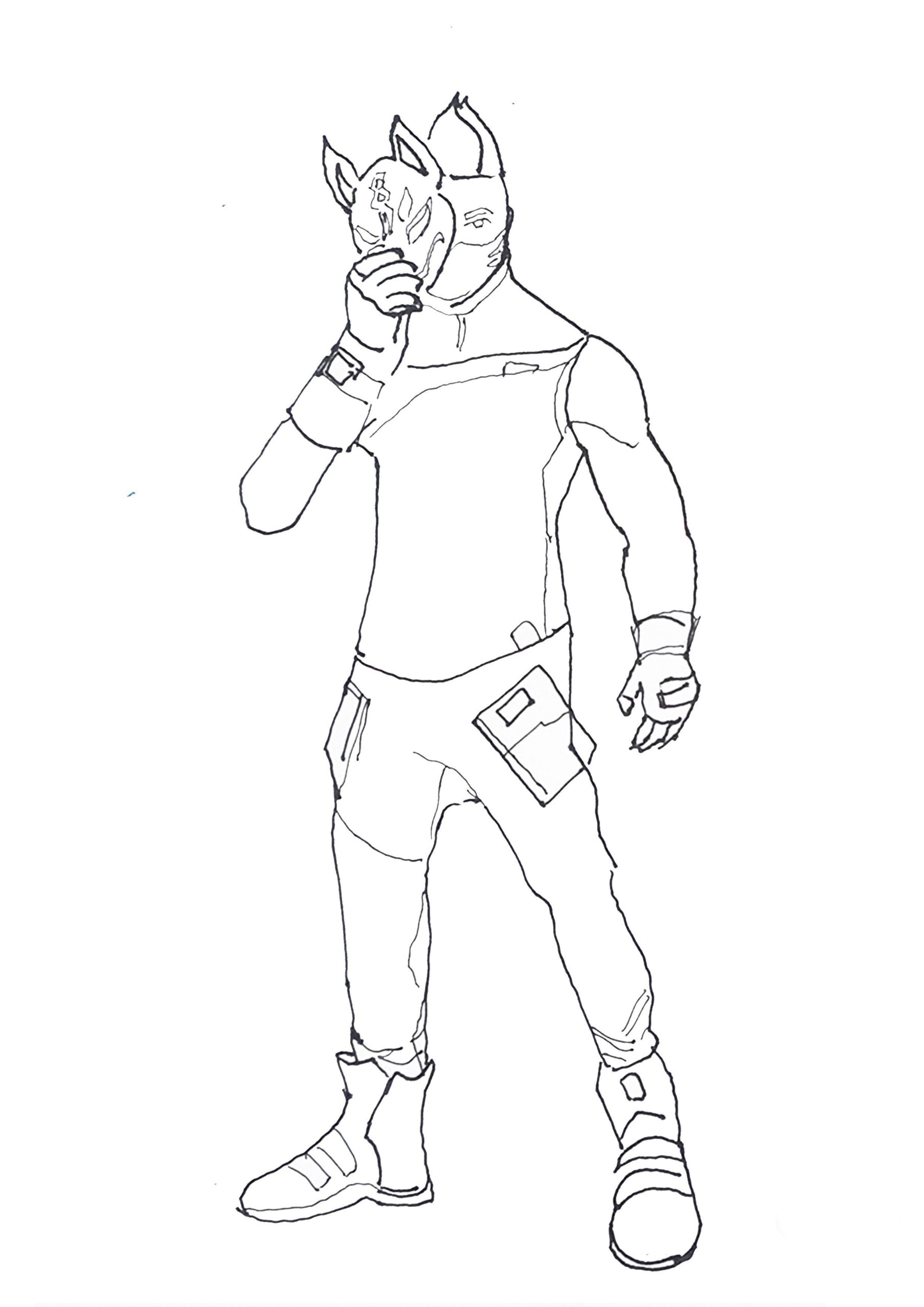 57 Fortnite Drift Printable Coloring Pages Febi Art