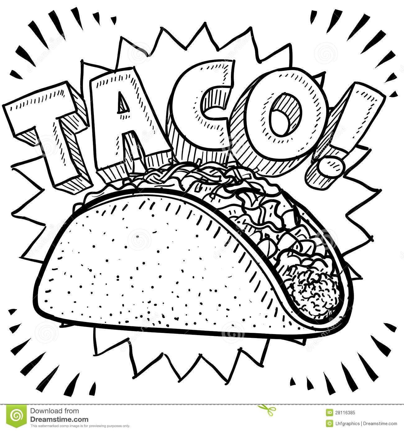 57 Printable Taco Bell Coloring Pages Gincoo Merahmf