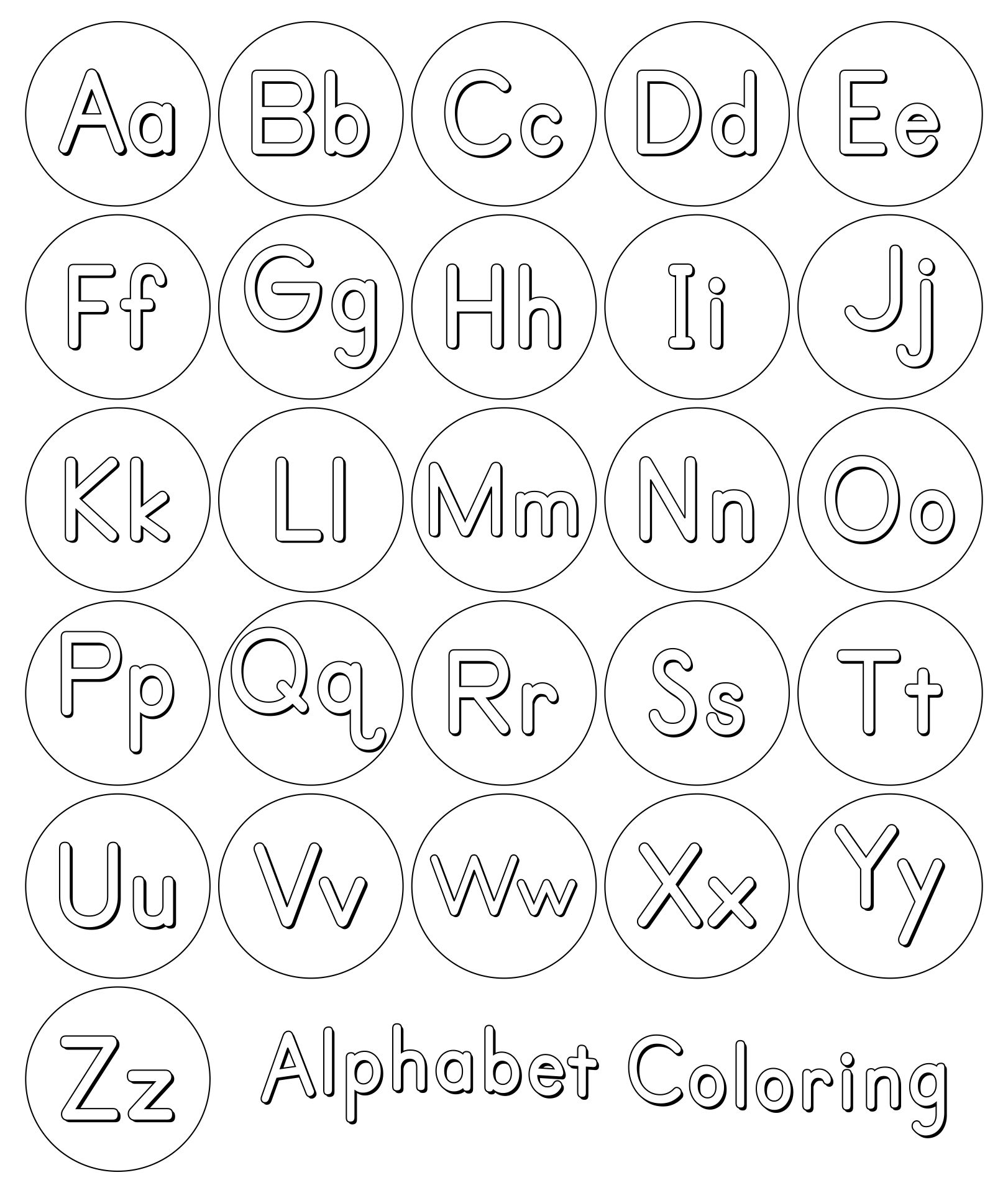 6 Best Images Of Printable Block Letters Small Medium Large Size Alphabet Letter Printable