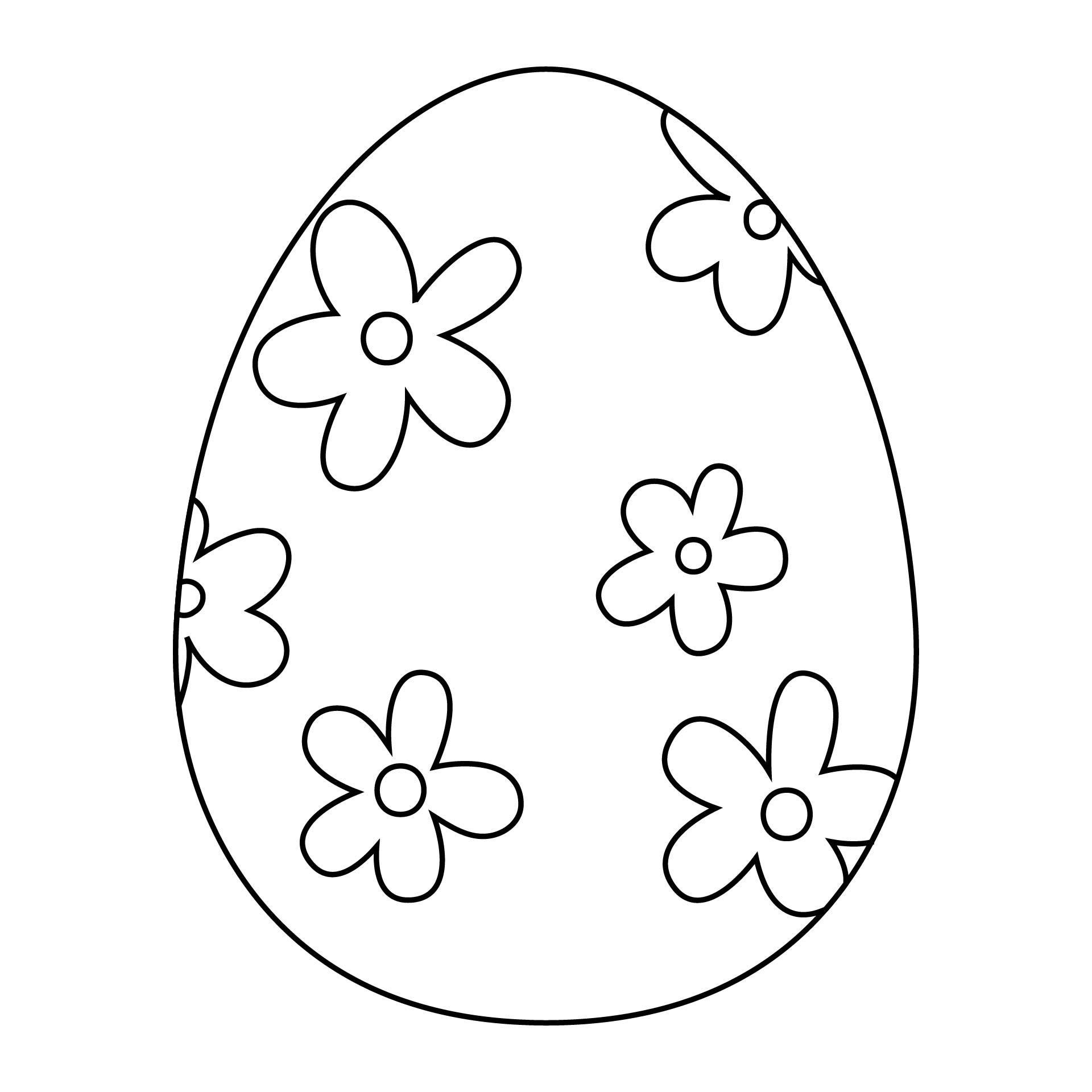 6 Best Images Of Printable Easter Egg Coloring Pages For Kids Easter Eggs Coloring Pages For