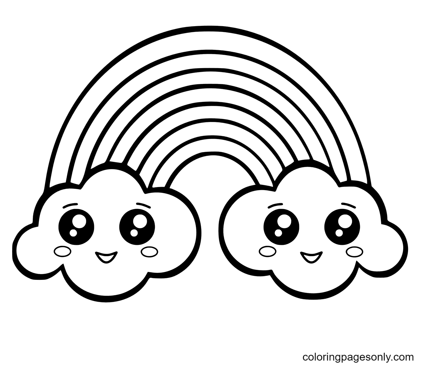 600 Cute Rainbow Coloring Pages Free Coloring Pages Printable