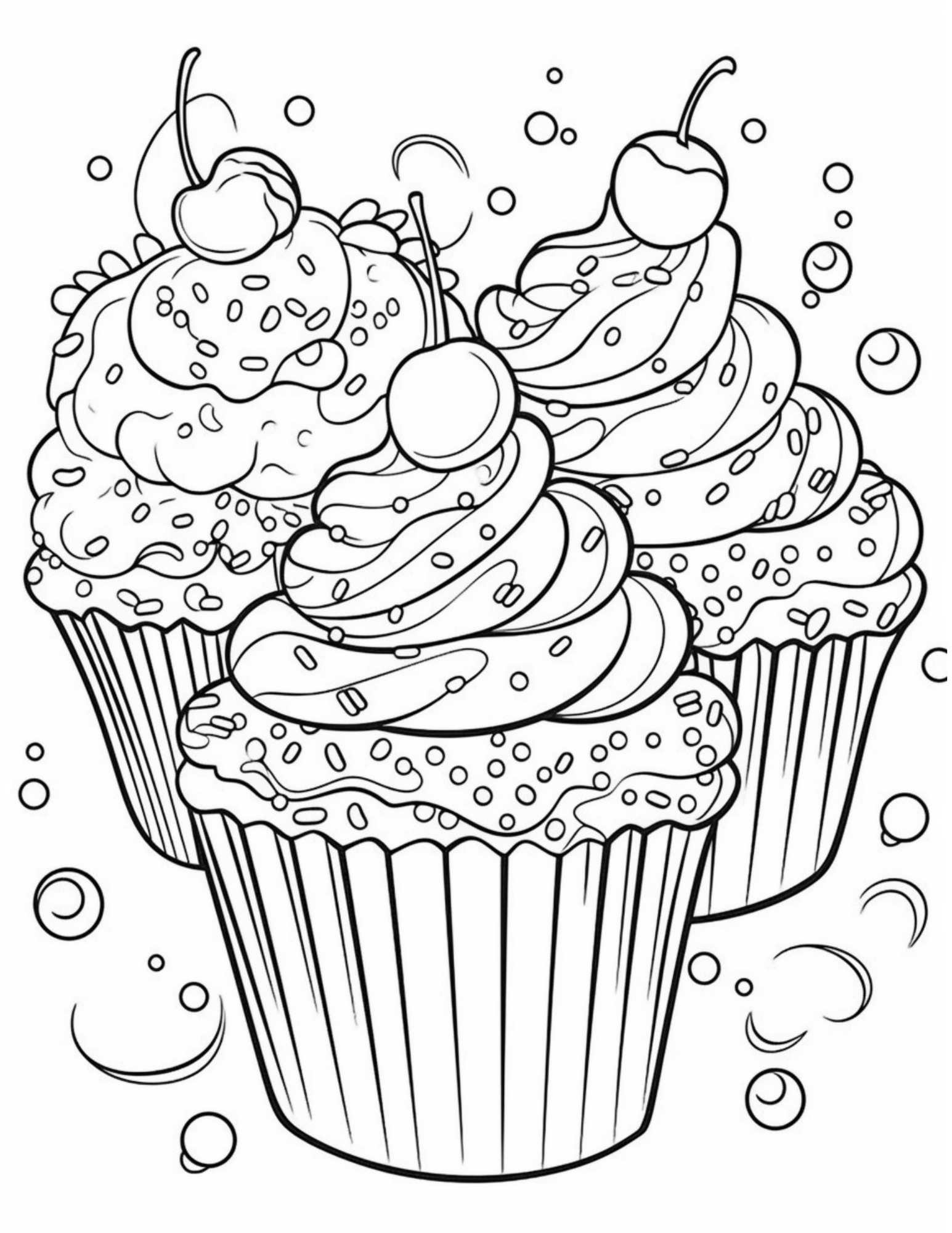 Baking Coloring Pages