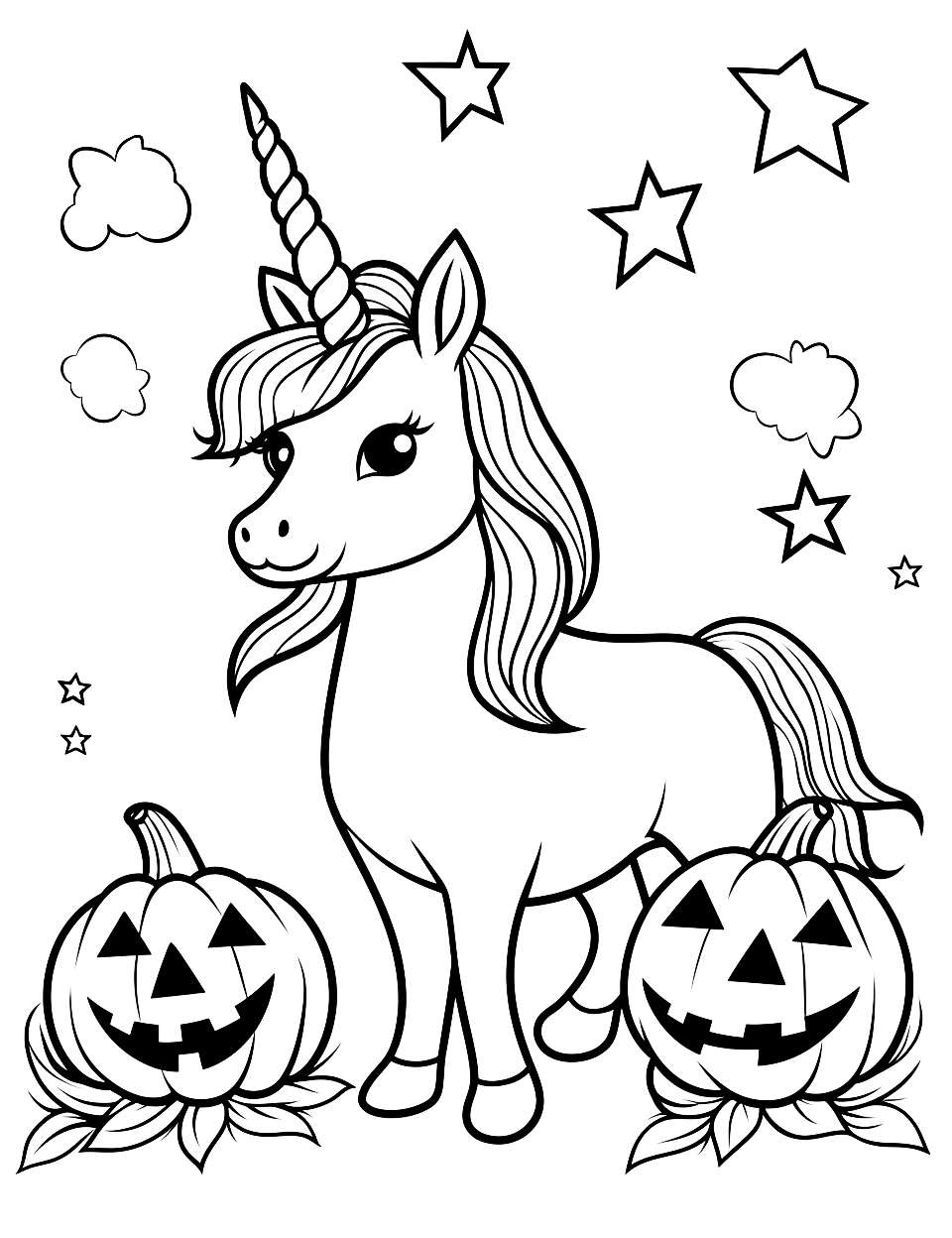 75 Unicorn Coloring Pages Free Printable Sheets Unicorn Coloring Pages Pumpkin Coloring