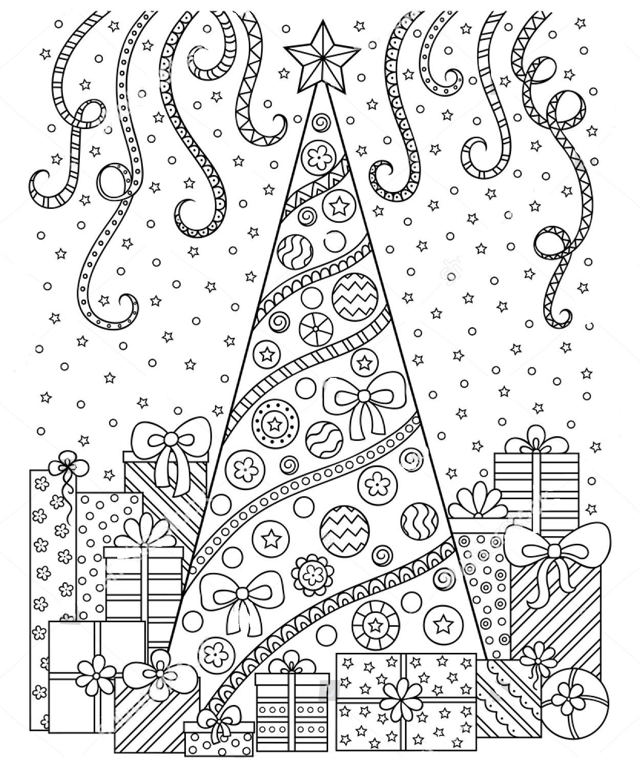 9 Best Ideas For Coloring Free Christmas Zentangles