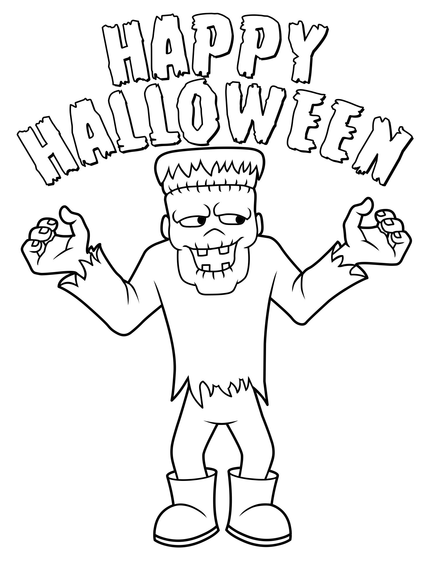 9 Best Ideas For Coloring Halloween Pages For Preschoolers