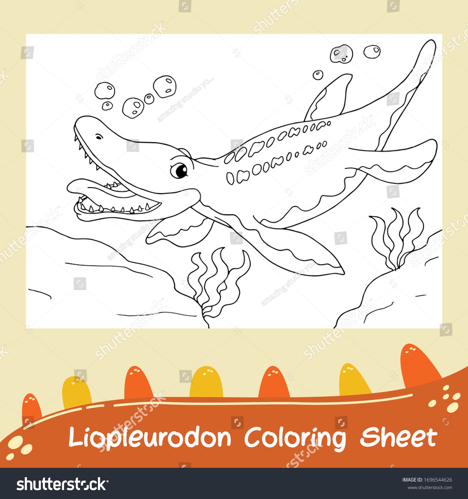 9 Best Ideas For Coloring Liopleurodon Coloring Pages For Kids